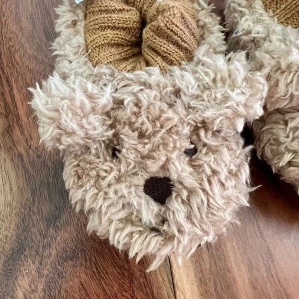 Baby Gap Cozy Bear slippers-Unisex size Medium 7/8